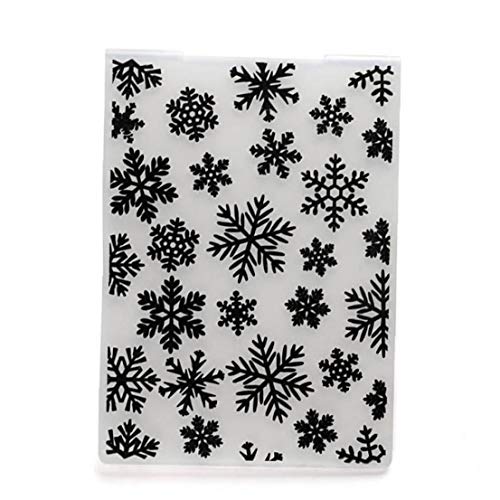 1pc Embossing Folders Craft Stirbt Kunststoff Snowflake Embossing Folder Schablone Für Diy Scrapbooking Fotoalbum Dekoration Vorlage Craft von Zonfer