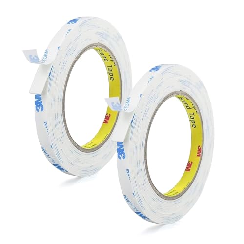 Zonoori 3 Rollen M3 Doppelklebeband Extra Stark Doppelseitig, Doppelseitiges Klebeband Schaumstoff, Montageband Double Sided Tape Strong von Zonoori