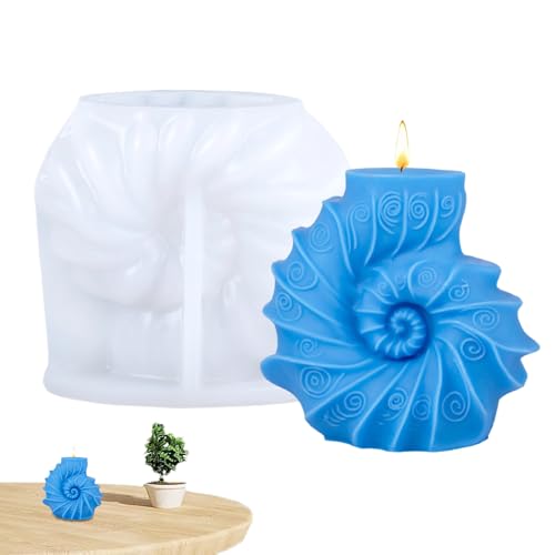 Kerzenform - Epoxidharz Gießformen,Einfache Entnahme Hitzebeständige Muschelform Für Seifenbacken, Fondantgestaltung Und Kerzenherstellung Kerzenform - Epoxidharz Gießformen,Einfache Entnahme Hitzebeständige Muschelform Für Seifenbacken, Fondantgestaltung Und Kerzenherstellung von Zopoee