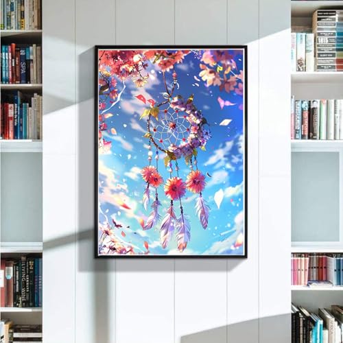 5D Diamond Painting XXL 100X135 cm Diamant Painting Bilder Himmel, Diamond Painting Erwachsene DIY Eckige Diamant Kunst Malerei, Diamond Painting Kinder Traumfänger Bastelset Erwachsene, Wanddeko D-H von Zoulile