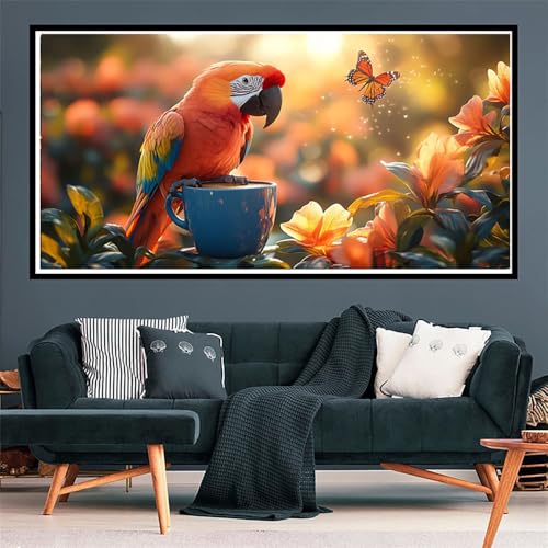 Diamond Painting Gebirge Diamond Painting Erwachsene Groß XXL 100x300cm, Landschaft Diamant Painting Bilder, 5D DIY Full Drill Crystal Art Basteln für Home Büro Wall Dekoration, Geschenke für Frauen von Zsccvzlu