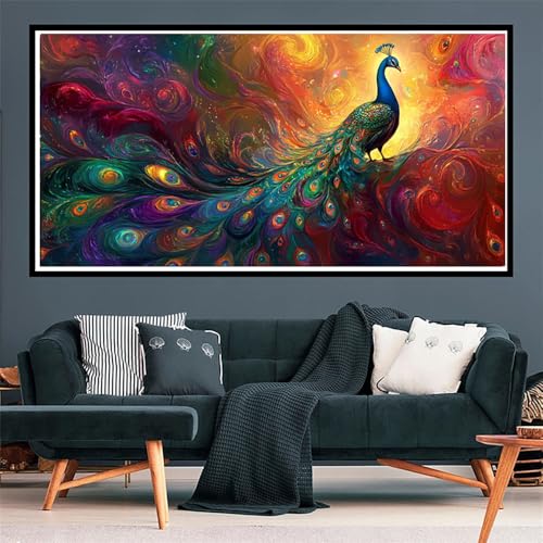 Hochlandrinder Diamond Painting Erwachsene, 5D Diamant Painting Bilder Schmetterling Diamond-Painting Full Diamant Kunst Malerei Stickerei Set Kreuzstich Bilder, für Home Büro Wall Dekoration 50x100cm von Zsccvzlu