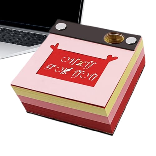 Zuasdvnk 3D-Kalender | 3D Memo Kunstblock | Gravurplaner Mehrzweck Vintage Design Notizblock für Büro Weihnachten Ostern Schreibtisch Zuasdvnk 3D-Kalender | 3D Memo Kunstblock | Gravurplaner Mehrzweck Vintage Design Notizblock für Büro Weihnachten Ostern Schreibtisch von Zuasdvnk
