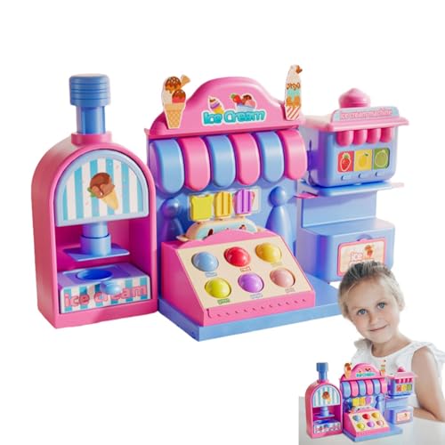 Zubehors Modelliermasse-Set, Tonteig-Set,Eisteig-Set | Kreatives Eiscreme-Tonspielzeug, buntes Eiscreme-Teig-Set, Spaß für Kinder ab 3 Jahren von Zubehors