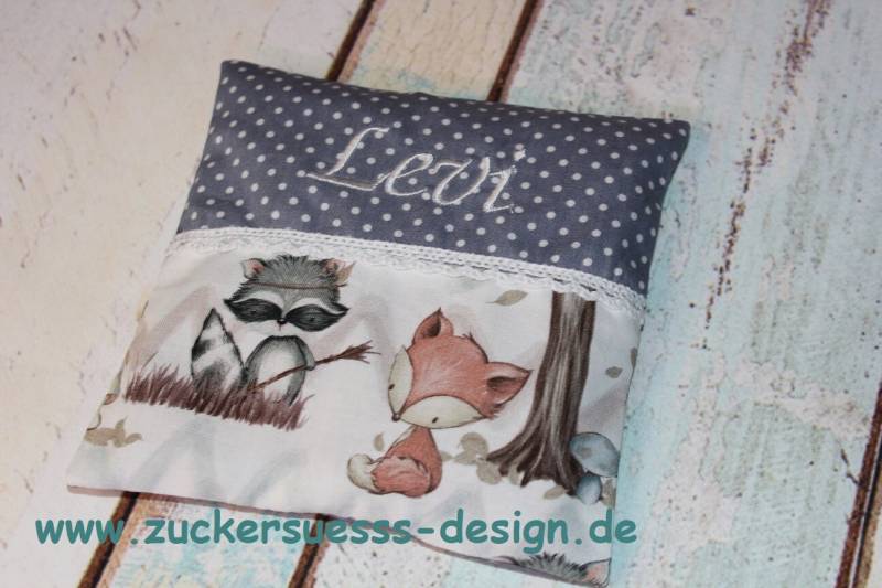 Kreiere Dein Kirschkernkissen Wärmekissen " Name" von ZuckersuessDesign