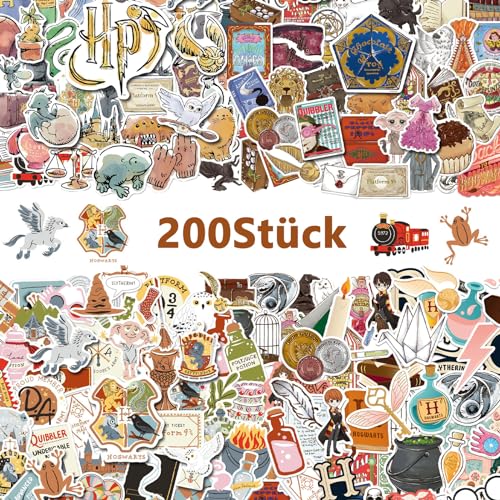 Zulbceo Sticker Set, 200pcs Aufkleber, Aufkleber Deko, Sticker,für Laptops, Wasserflaschen Auto Laptop Skateboard Fahrrad Moped Motorrad von Zulbceo