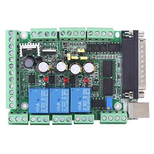 CNC Breakout Board, MACH3 4-Achsen 6-Achsen CNC Controller Motion Control Breakout Board Adapter, für CNC Graviermaschine, CNC Drehmaschine, CNC Plasmaschneidmaschine, 15-32VDC von Zunate