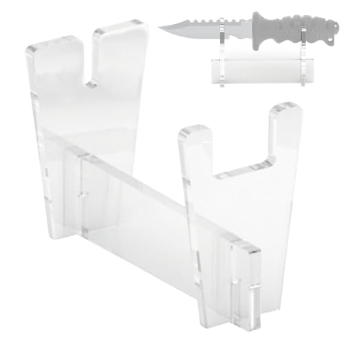 Zunishaone Klare Messer stehen, Acrylmesserhalter - Acrylmesser -Halter -Display - Transparenter Desktop -Cutter Stall für Schlafzimmer, Hauseingang, Spielzeuggeschäft von Zunishaone