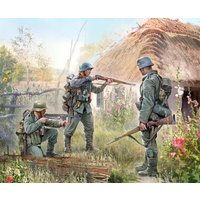 WWII Figuren-Set Deutsche Infanterie (10) von Zvezda