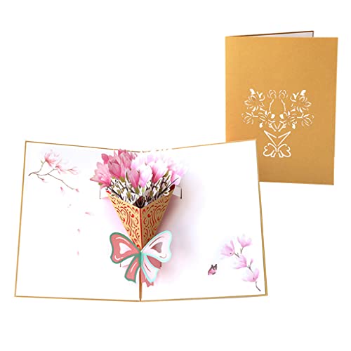 3D-Grußkarte für Nelke, Rosenblüte, Valentinstagskarten mit Umschlag für Hochzeit, Geburtstag, Jahrestag, Ehefrau, Ehemann, handgefertigt 3D-Grußkarte für Nelke, Rosenblüte, Valentinstagskarten mit Umschlag für Hochzeit, Geburtstag, Jahrestag, Ehefrau, Ehemann, handgefertigt von ZwaitL