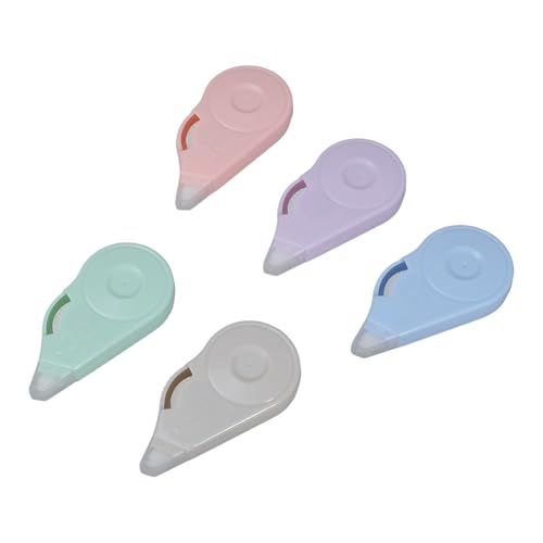 5 Stück Kleberoller, Korrekturroller, große Kapazität, weißes Klebeband, Schulbedarf für Schüler 5 Stück Kleberoller, Korrekturroller, große Kapazität, weißes Klebeband, Schulbedarf für Schüler von ZwaitL