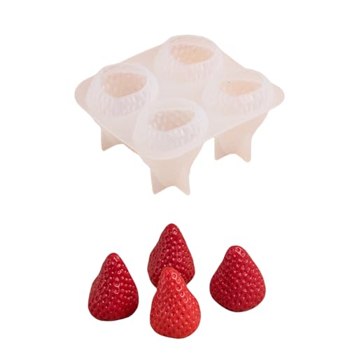 Handgefertigte Silikonformen, Erdbeere, Seife, Gießformen, Backformen, Bastelbedarf für die Herstellung Handgefertigte Silikonformen, Erdbeere, Seife, Gießformen, Backformen, Bastelbedarf für die Herstellung von ZwaitL
