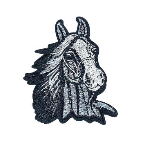Pferdekopf-Flicken zum Aufbügeln, Tier-Reparaturflicken für Ponys, zum Aufnähen, für Kleidung, Jeans, Hüte, Rucksäcke Pferdekopf-Flicken zum Aufbügeln, Tier-Reparaturflicken für Ponys, zum Aufnähen, für Kleidung, Jeans, Hüte, Rucksäcke von ZwaitL