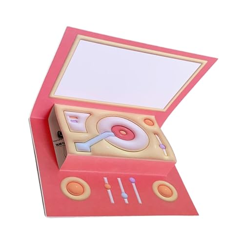 Popup-Karte zum Muttertag, 3D-Phonograph, Pop-Up-Geburtstagskarten mit Umschlag und abnehmbarer Notiz für Frauen, Mädchen, Großmutter Popup-Karte zum Muttertag, 3D-Phonograph, Pop-Up-Geburtstagskarten mit Umschlag und abnehmbarer Notiz für Frauen, Mädchen, Großmutter von ZwaitL