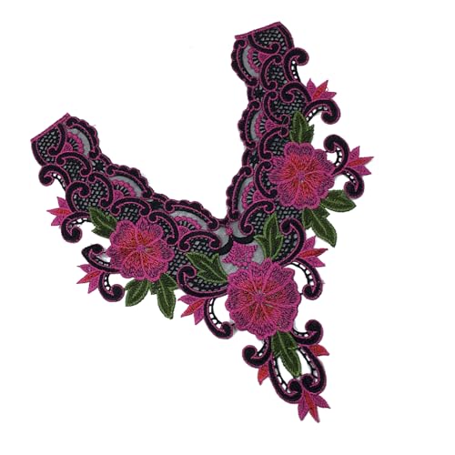 Spitze Blume Applikationen Damen Hochzeitskleid Kragen Elegante Stickerei Spitze für Persönlichkeit Kleidung Styles Spitze Blume Applikationen Damen Hochzeitskleid Kragen Elegante Stickerei Spitze für Persönlichkeit Kleidung Styles von ZwaitL