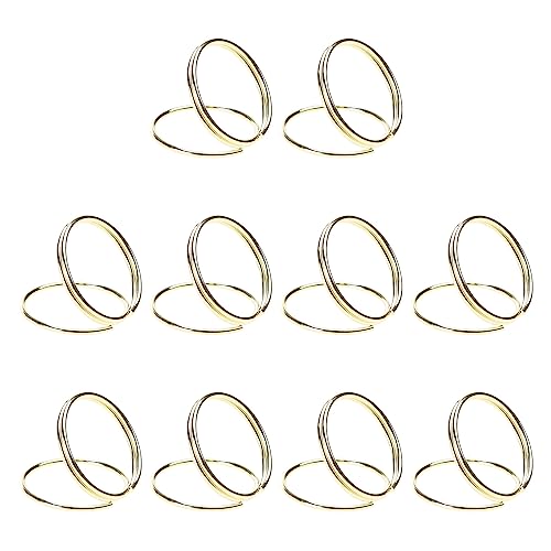 Tischkartenhalter aus Metall, Tischkartenhalter, Tischnummer, Foto, Bild-Clips für Tischdekoration, Hochzeit, 10 Stück Tischkartenhalter aus Metall, Tischkartenhalter, Tischnummer, Foto, Bild-Clips für Tischdekoration, Hochzeit, 10 Stück von ZwaitL