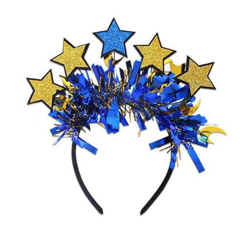ZwaitL Eid-Stirnband mit Stern- und Mond-Motiv, tragbare Dekoration für Feiern, robust und stilvoll, Mode-Accessoire-Outfits ZwaitL Eid-Stirnband mit Stern- und Mond-Motiv, tragbare Dekoration für Feiern, robust und stilvoll, Mode-Accessoire-Outfits von ZwaitL