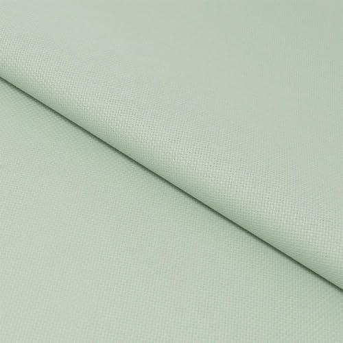 Celadon/Reed Green 14 Count Zweigart Cross Stitch Aida Fat Quarter 55cm x 50cm (21 x 19 Inches) by Zweigart von Zweigart