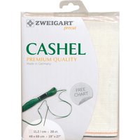 Zweigart Leinen Zählstoff "Cashel" - Farbe 101, Off-White von Weiß