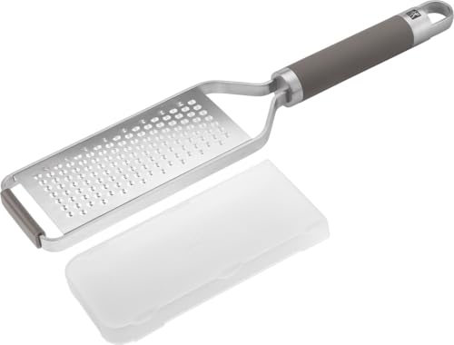 ZWILLING Pro Reibe, Fein, Länge: 34 cm, Rostfreier Edelstahl, Rutschfester und ergonomischer Griff, Grau von Zwilling