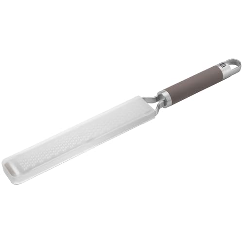 ZWILLING Pro Reibe, Zester, Länge: 38 cm, Rostfreier Edelstahl, Rutschfester und ergonomischer Griff, Grau von Zwilling