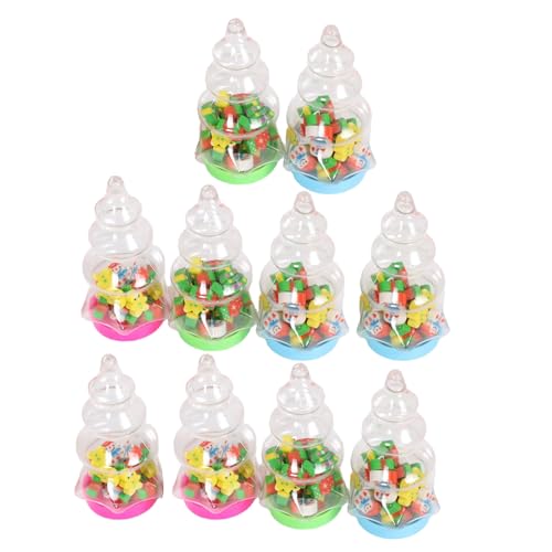 230Pcs Cartoon Weihnachten Radiergummis In Flasche Radiergummis Kid Student Belohnung Weihnachten Füllstoffe von Zxfdsfdbnm