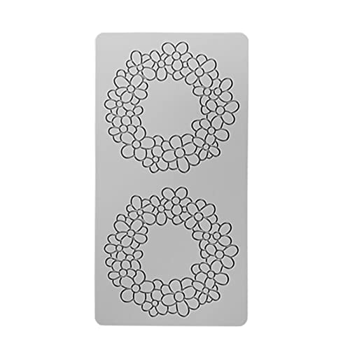 Silikonform mit geometrischem Muster, Kuchendekoration, Kuchenbordüre, Dekoration, Küchen-Backwerkzeug, Fondant von Zxfdsfdbnm