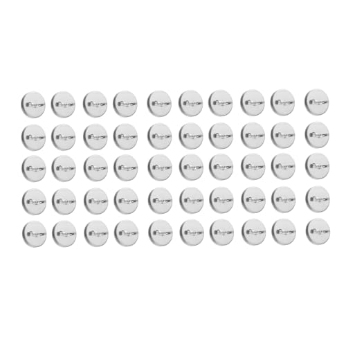 Zxfdsfdbnm 50 Stück runde Broschensockel Edelstahl Brosche Basis Tablett Brosche Verschlüsse Pin für Broschen Schmuckherstellung Zubehör Zxfdsfdbnm 50 Stück runde Broschensockel Edelstahl Brosche Basis Tablett Brosche Verschlüsse Pin für Broschen Schmuckherstellung Zubehör von Zxfdsfdbnm