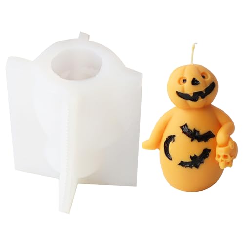 Zxfdsfdbnm Halloween-Kürbisformen für Seife, Schokolade, Fondant, Hollween-Dekorationen, Kürbis-Silikonformen von Zxfdsfdbnm