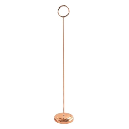 Zymjzbetic Fotohalter 4/6/8/10/12 Zoll Tischnummernhalter Ständer Tischkartenhalter Tischmenüschild(Rose Gold,15.5CM) von Zymjzbetic