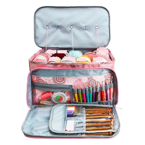 Zymjzbetic Garn-Aufbewahrungstasche, Oxford-Stoff, Strick- und Häkeltasche, Garntasche, Wolle, Häkelnadeln, Nähnadeln, Einkaufstasche for DIY-Garn, Wollgarn für Garne Stricknadeln Häkelnadeln(Bronze) Zymjzbetic Garn-Aufbewahrungstasche, Oxford-Stoff, Strick- und Häkeltasche, Garntasche, Wolle, Häkelnadeln, Nähnadeln, Einkaufstasche for DIY-Garn, Wollgarn für Garne Stricknadeln Häkelnadeln(Bronze) von Zymjzbetic
