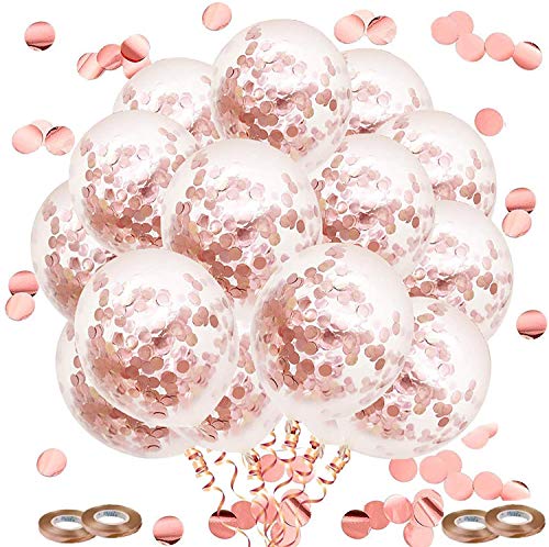 a ray of sunshine Latex Glitter Ballons,Heliumluftballons,Pailletten ballons,Konfetti Luftballons,12 Zoll Verdicken(30pcs) Confetti helium balloons von a ray of sunshine