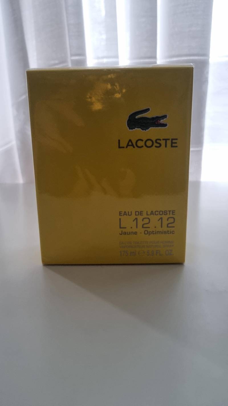 Lacoste Eau De L.12.12 Jaune Optimistic Toilette 175Ml von aam0604