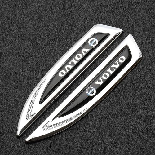 abrupt Logo Auto Emblem für Volvo S60L V60 S80L XC60 XC90, Abzeichen Logo Buchstaben Wort Emblem Aufkleber, Zeichen Emblem Logo Abzeichen Sticker Abziehbilder,A von abrupt