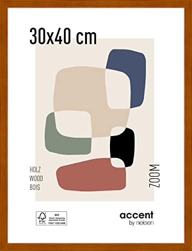 accent by nielsen Holz Bilderrahmen Zoom, 30x40 cm, Honig von accent by nielsen