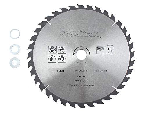 HM Kreissägeblatt 300 x 30mm x 36T für Holz PVC Sägeblatt NEU von ag-tools