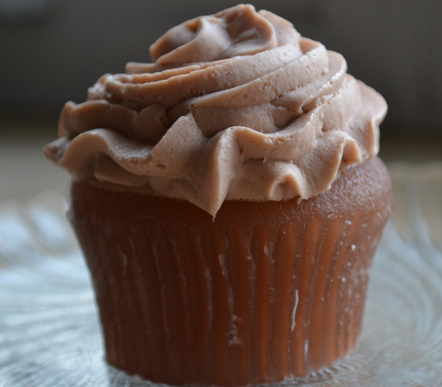 Cupcake Seife - Mokka Cappucino Food Prop Schokoladen Dessert Valentinstag Vatertag von ajsweetsoap