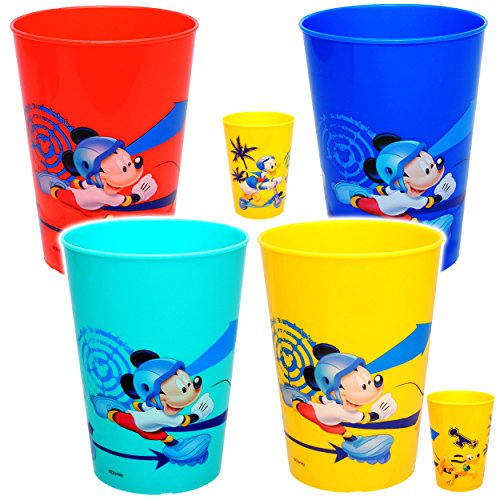 alles-meine.de GmbH 1 Stück 3 in 1 - Trinkbecher/Zahnputzbecher/Malbecher - Becher - - Mickey Mouse - Donald Duck & Pluto - 250 ml - Trinkglas aus Kunststoff Plastik - .. von alles-meine.de GmbH