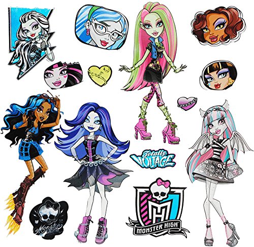 alles-meine.de GmbH 14 TLG. Set Fensterbilder - Monster High - Sticker Fenstersticker Aufkleber - selbstklebend + wiederverwendbar - Fensterbild/z.B. für Fenster und Spie.. von alles-meine.de GmbH