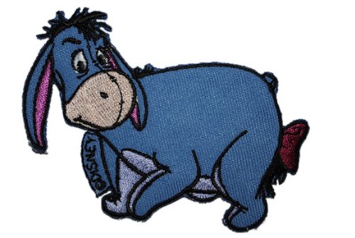 alles-meine.de GmbH Eeyore 8,5 cm * 7 cm Aufnäher Applikation Bügelbild Patch Pooh The Bär läuft von alles-meine.de GmbH