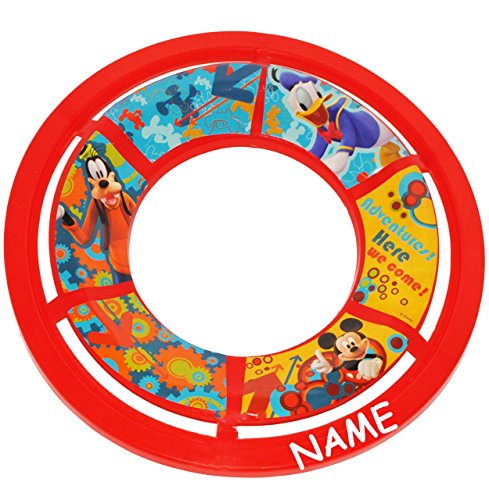 alles-meine.de GmbH 1 Stück Frisbee Scheibe - Wurfscheibe - Mickey Maus - incl. Name - Ø 26 cm - für Kinder/Erwachsene/Hunde - Kindergeburtstag - Schwebedeckel - Disc -.. von alles-meine.de GmbH