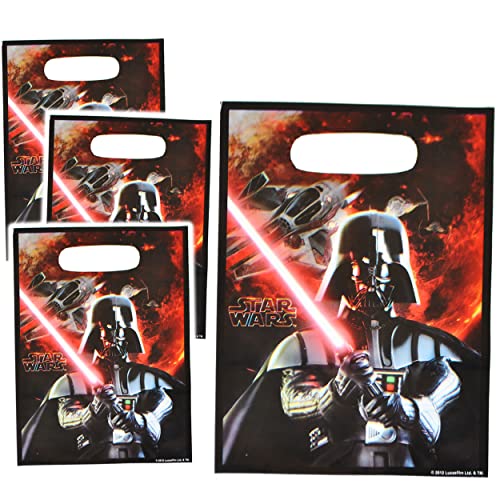 alles-meine.de GmbH 18 Stück Partytüten - Star Wars - Darth Vader & Yoda - Geschenktaschen/Geburtstagstüten aus Folie - für Mitgebsel - Tüten Tasche - für Kinder - Partytüte .. von alles-meine.de GmbH