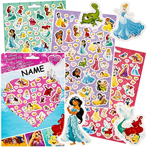 alles-meine.de GmbH 3 * über 250 TLG. XL Set - Aufkleber/Sticker - Princess - Prinzessin - inkl. Name - selbstklebend - Stickerblock - für Mädchen & Jungen - Stickerset Kinde.. von alles-meine.de GmbH