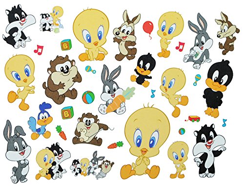 alles-meine.de GmbH 35 TLG. XL Set: Fensterbilder/Sticker - Baby Looney Tunes Tweety - Fensterbild Aufkleber für Kinderzimmer Mädchen Jungen Kinder Baby - Wandtattoo Wandsticke.. von alles-meine.de GmbH