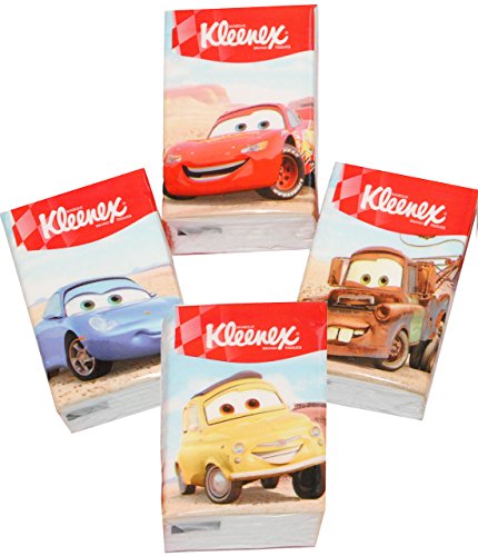 alles-meine.de GmbH 4 Set´s: Papiertaschentücher - Cars/Lightning McQueen - für Kinder Kleenex - Auto Lightning Junge - Taschentuch Taschentücher/Autos - Fahrzeuge - Auto von alles-meine.de GmbH