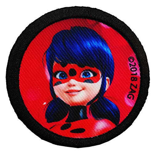 alles-meine.de GmbH 4 Stück Bügelbilder - Miracul. - Geschichten von Ladybug und Cat Noir - 6,7 cm * 6,7 cm - Aufnäher/Applikation/Aufbügler - gestickter Flicken - Bügelfli.. von alles-meine.de GmbH