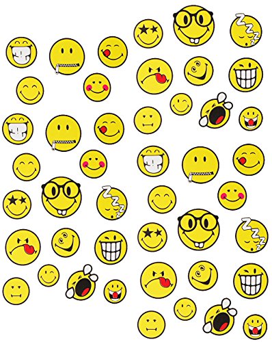 450 tlg. Set Sticker/Aufkleber - " gelbe Smiley World - Smiley - Smile Emotion " - selbstklebend - für Jungen & Mädchen/Erwachsene - Stickerset Kinder -.. von alles-meine.de GmbH