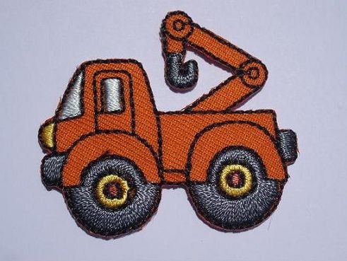 alles-meine.de GmbH Abschlepp 4,7 cm * 4,1 cm Bügelbild Wagen Auto Car Aufnäher Applikation Abschlepper Aufbügler von alles-meine.de GmbH