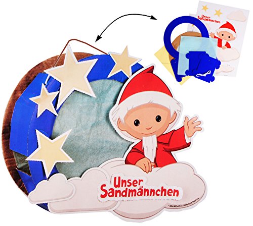 alles-meine.de GmbH Bastelset 3-D Effekt Papier Laterne/Lampion - unser Sandmännchen - zum Basteln/Laternenbastelset - für Kinder - Papierlaterne - Lampe - Laternen L.. von alles-meine.de GmbH