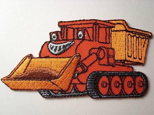 alles-meine.de GmbH Buddel Bob der Baumeister 8,1 cm * 4,2 cm Bügelbild Aufnäher Applikation Patch Aufbügler von alles-meine.de GmbH